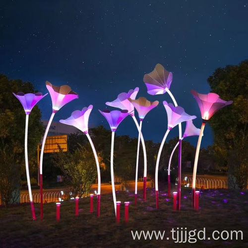 LED Morning Glory Shaped Light